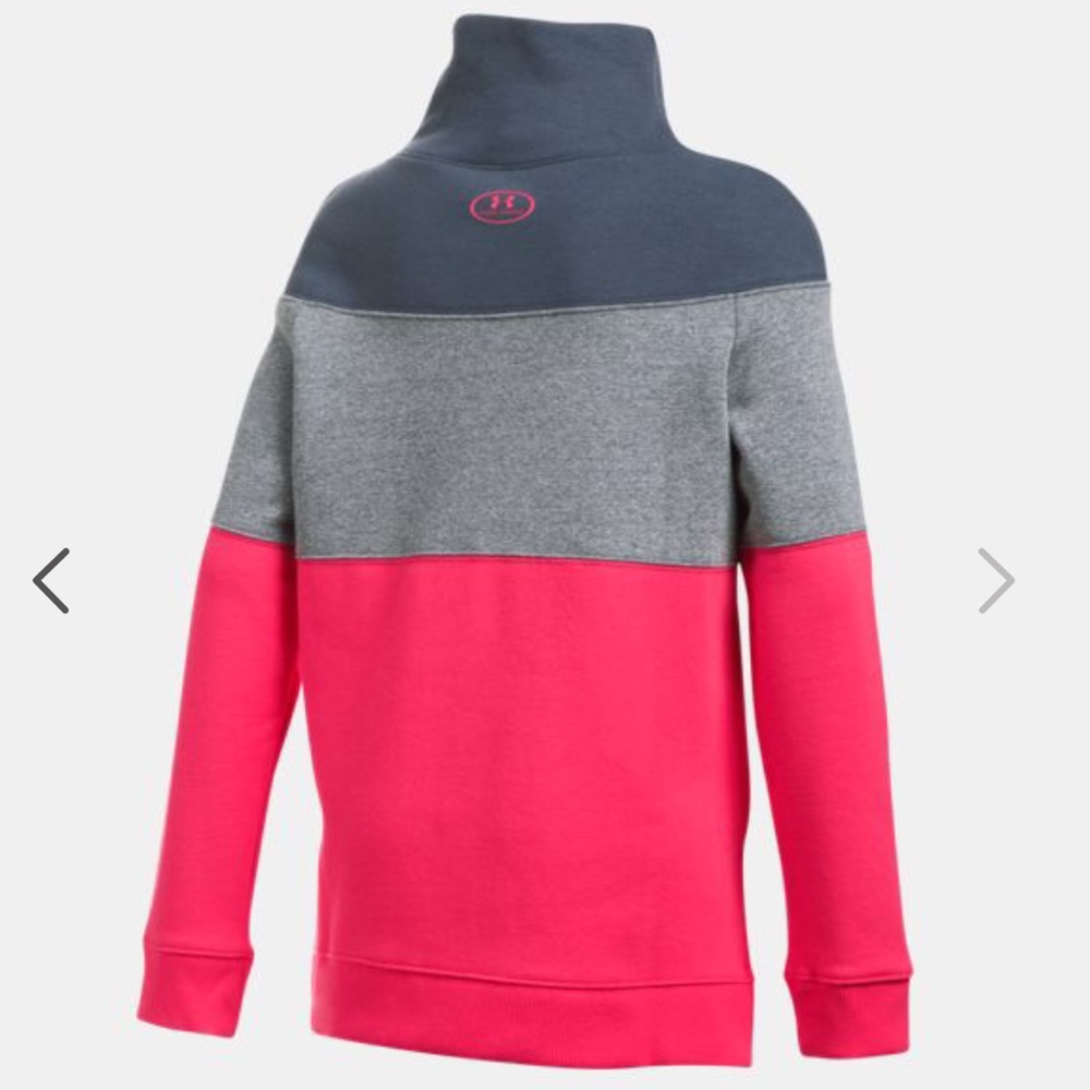 New Under Armour Girls turtleneck pullover - Picture 2 of 8